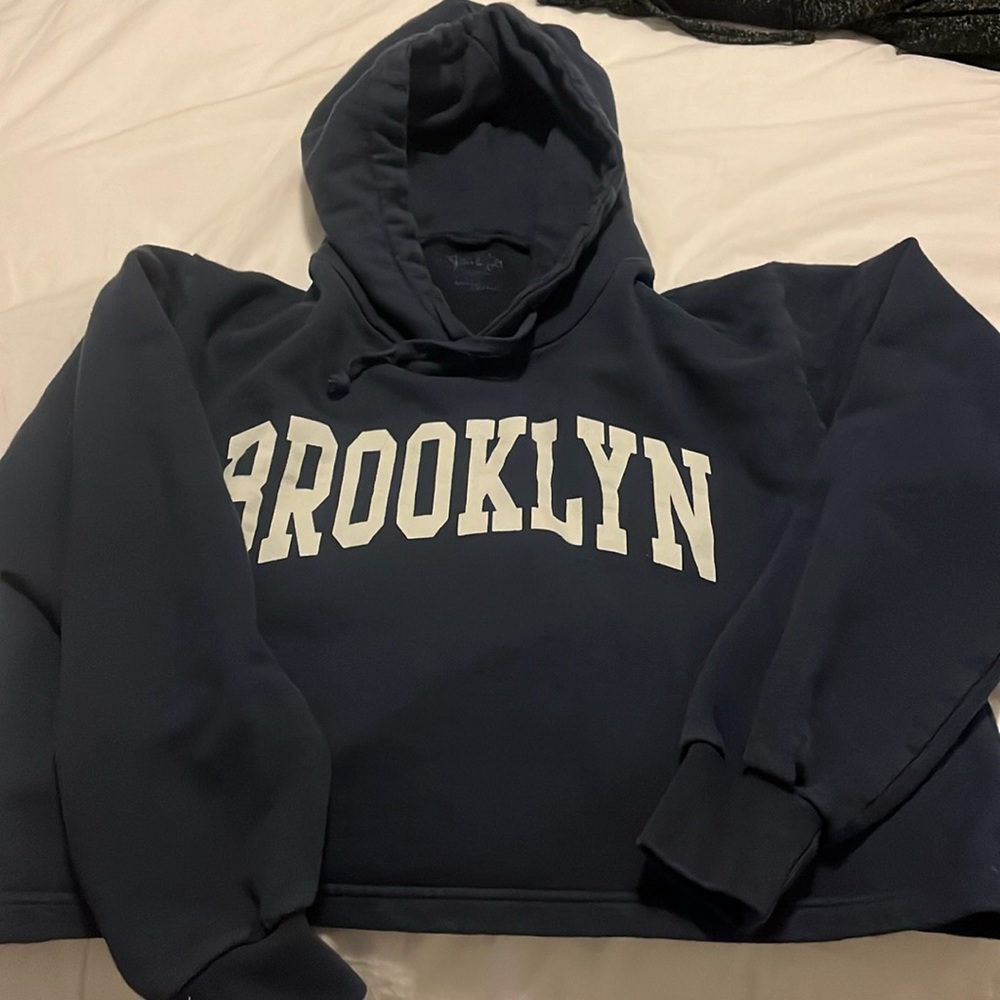 John Galt cropped “Brooklyn” Hoodie